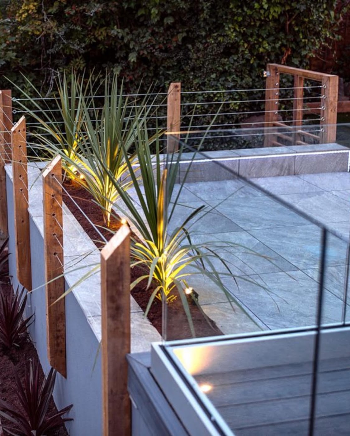 wire fence with glass 1